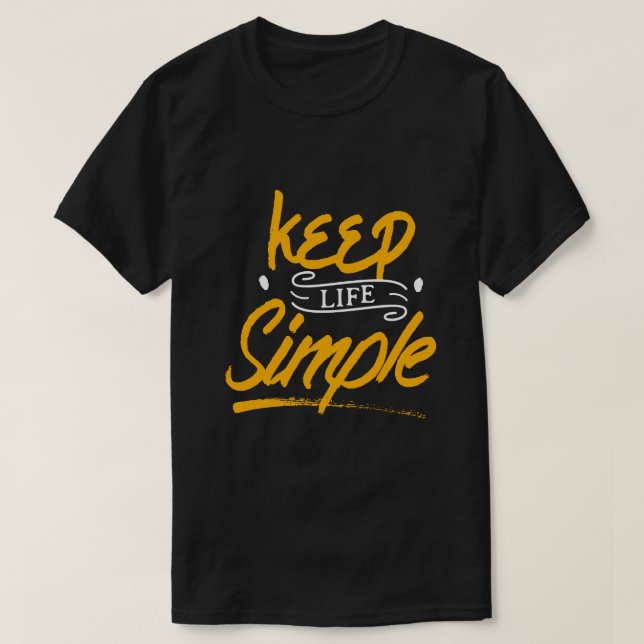T-shirt Vie simple (Design devant)