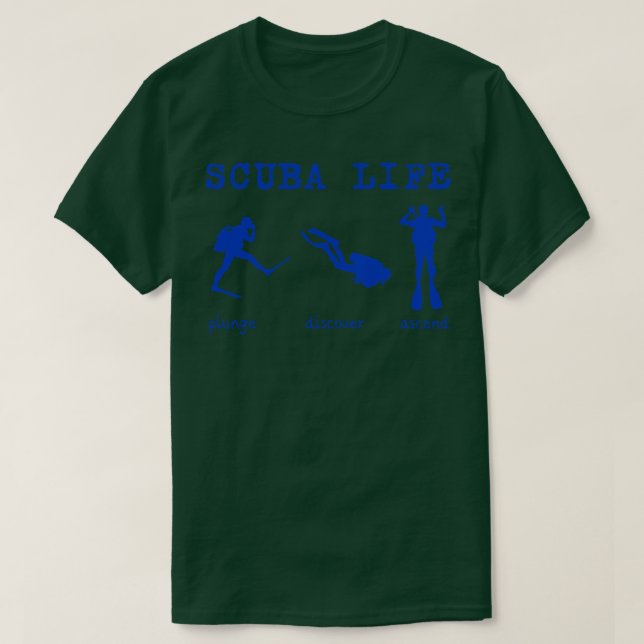T-shirt Vie sous-marine Plongée sous-marine Amateurs d'océ (Design devant)
