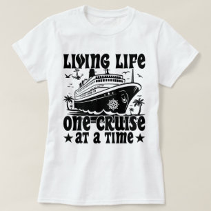T-shirt Vie Une Croisière À La Fois Vacances En Famille