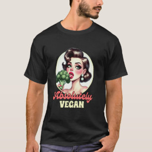 T-shirt Vie Végane Végétarien Brocoli Légume Absolument V
