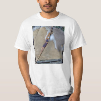 T-shirt vieil Alaskan sur la peau de daim