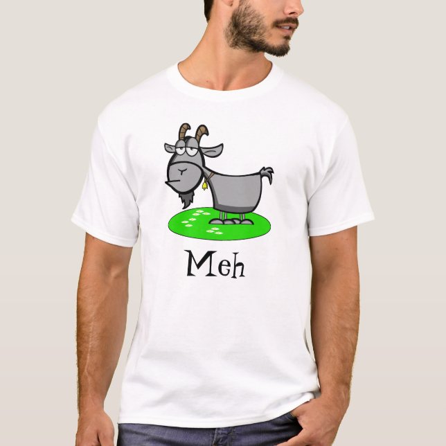 T-shirt Vieille chemise de Meh de chèvre (Devant)