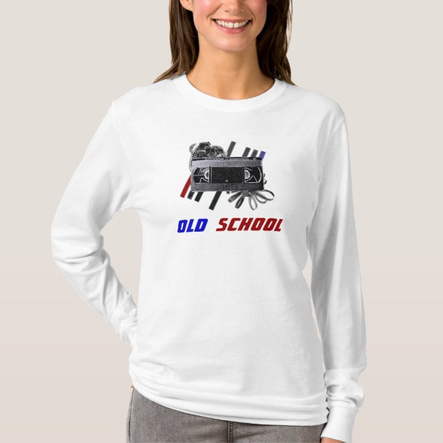 T-shirt Vieille école (Devant)