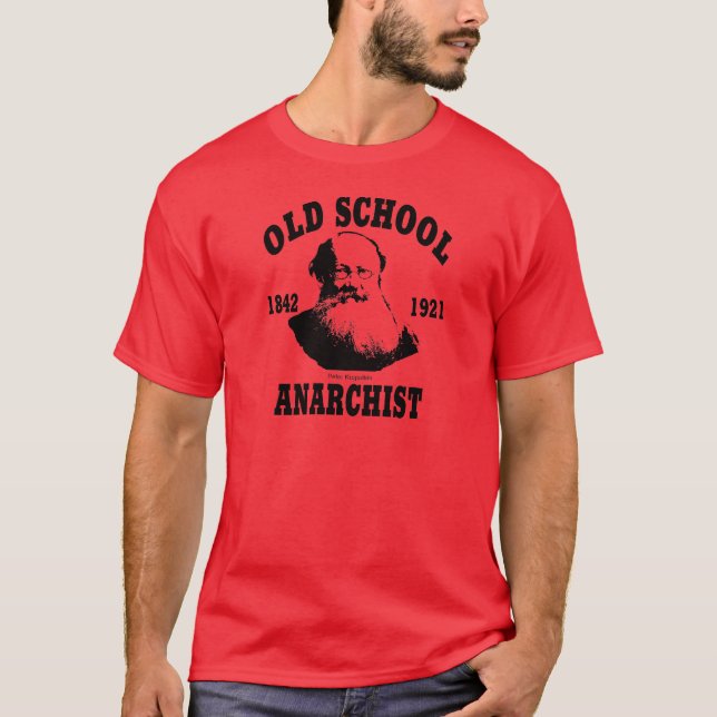 T-shirt Vieille école  --  Peter Kropotkin (Devant)