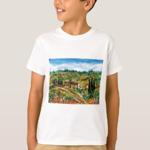 T-SHIRT VIEILLE FERME, OLIVIERS DANS LE PAYSAGE DE LA