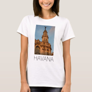 T-shirt Vieille flèche de bâtiment, La Havane, Cuba