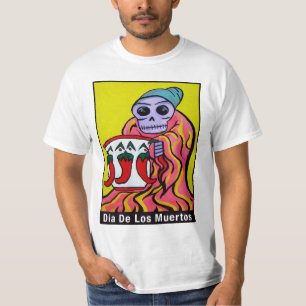 T-shirt Vieille Madame 1 acrylique sur la toile
