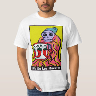 T-shirt Vieille Madame 1 acrylique sur la toile