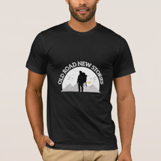 T-shirt Vieille Route Nouvelle Histoire Tee rétro de voyag