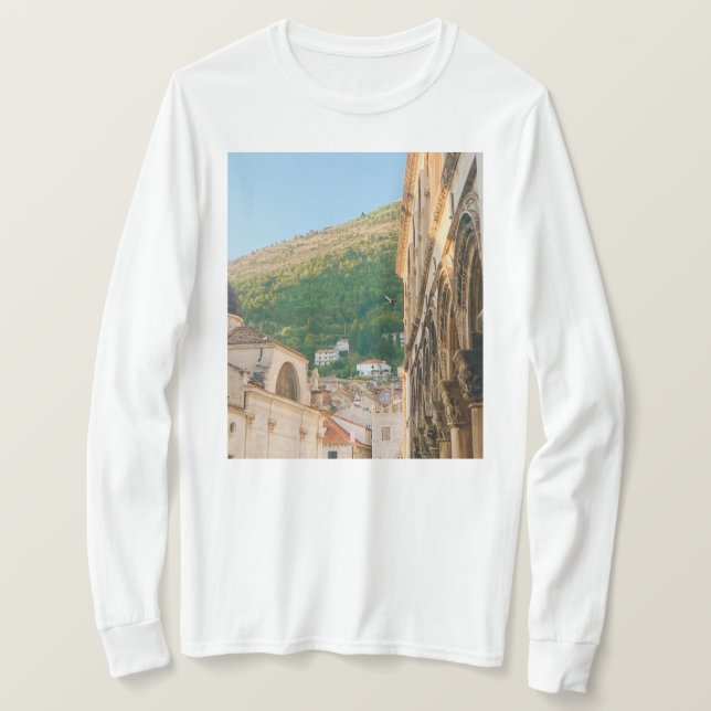 T-shirt Vieille ville de Dubrovnik (Design devant)