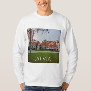 T-shirt Vieille ville de Riga en automne