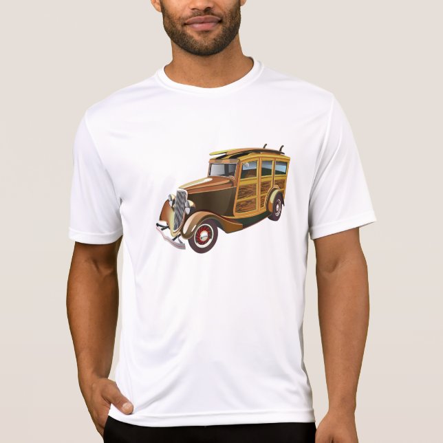 T-shirt Vieille voiture vintage (Devant)