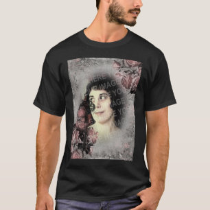 T-shirt Vielle clé et photo personnalisée Rose