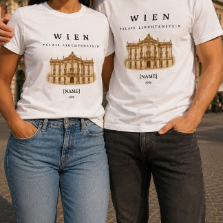 T-shirt Vienne Palais Liechtenstein | Nom & Année