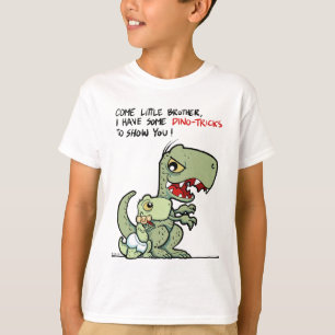 T-shirt Viens petit frère, j'ai des trucs de dino