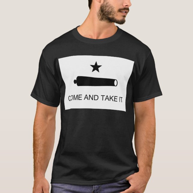 T-shirt Viens Prendre Le Texas Flag (Devant)