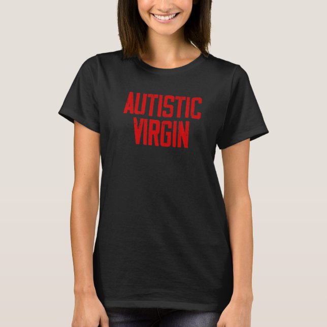T-shirt Vierge autiste Vêtements Autiste Vierge 2 (Devant)