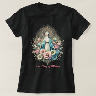 T-shirt Vierge catholique Marie Notre-Dame de la modernité