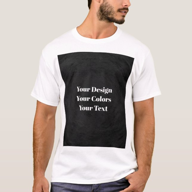 T-shirt Vierge - Créez votre propre personnalisation (Devant)