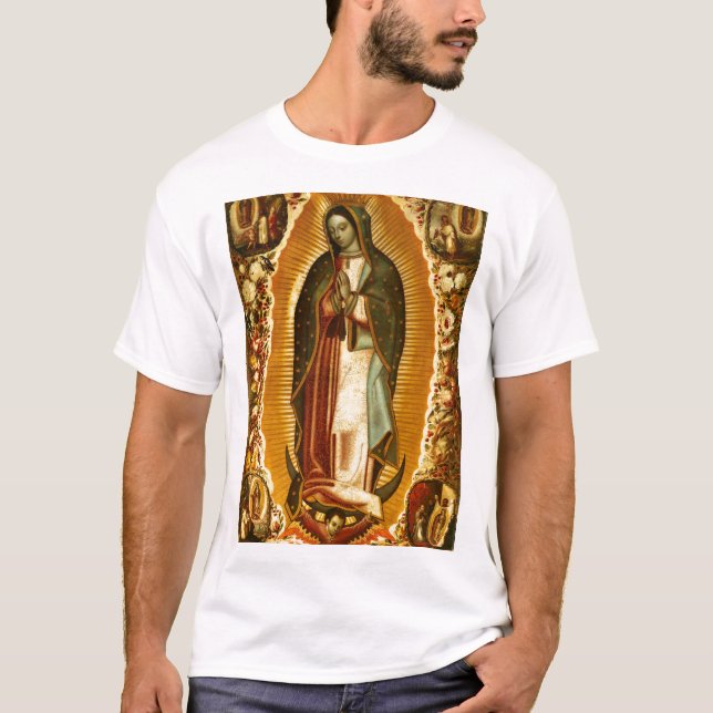 T-shirt Vierge de Guadalupe Notre Dame Marie (Devant)