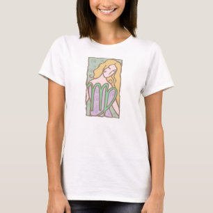 T-shirt Vierge des années 1920 en lavande