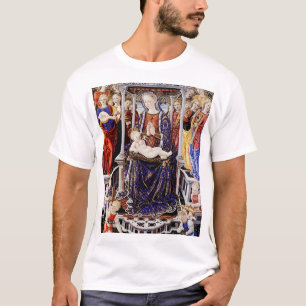 T-shirt Vierge et enfant avec Ange musicale