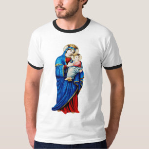 T-shirt Vierge Marie avec bébé Jésus