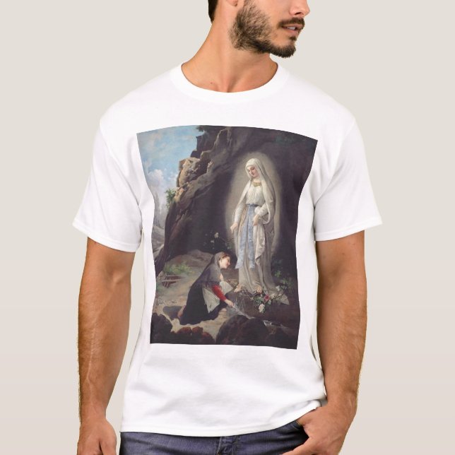 T-shirt Vierge Marie de Lourdes (Devant)
