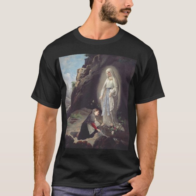 T-shirt Vierge Marie de Lourdes (Devant)