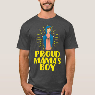 T-shirt Vierge Marie Joyeuse Fête des mères Mamas catholiq