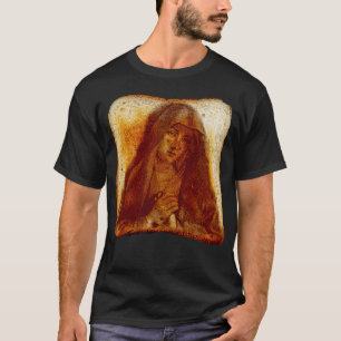 T-shirt Vierge Marie sur toast