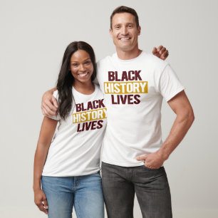 T-shirt Vies d'histoire noire