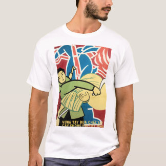 T-shirt Viêt-cong : Un soldat prêt à faire l'agriculture