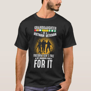 T-shirt Viêt-Nam Grand-père Soldat Grandgirl