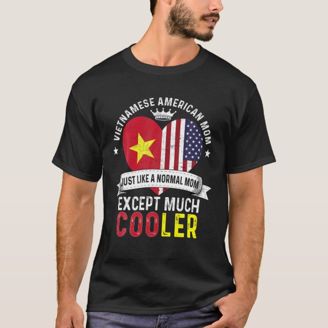 T-shirt Vietnam American Maman Mothers Day Mama Vietnam F (Devant)