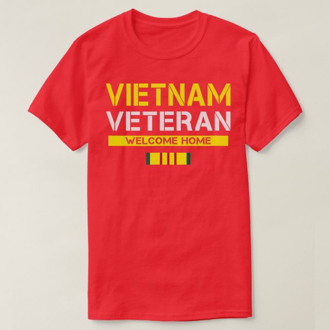 T-SHIRT VIETNAM VETERAN ACCUEIL (Design devant)