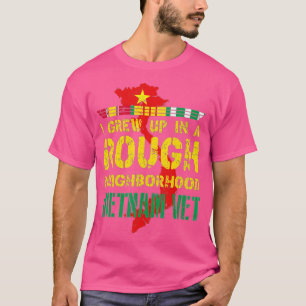 T-shirt Vietnam Vétérinaire J'ai grandi dans un quartier d