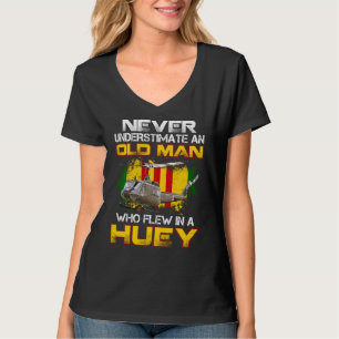 T-shirt Vietnam Vétérinaire T Chemise Euh 1 Huey Hélicoptè