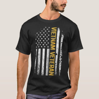T-shirt Vietnam Vétérinaire USA Drapeau américain Fête des