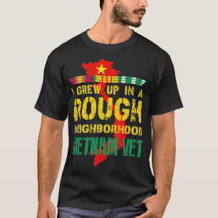 T-shirt Vietnam VétérinaireJ'ai grandi dans un quartier