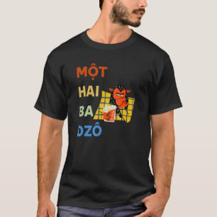 T-shirt Vietnam Vietnamiens Mot Hai Ba Dzo Un Deux Trois