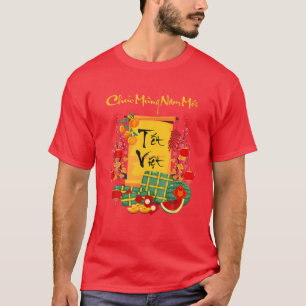T-shirt Vietnamien Lunar New Year Tet Viet Tiger Chuc