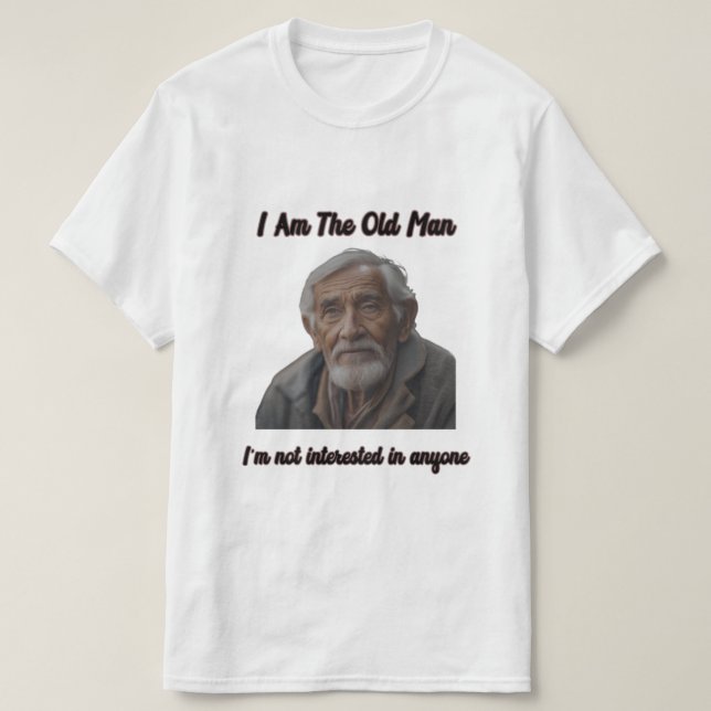 T-shirt Vieux (Design devant)