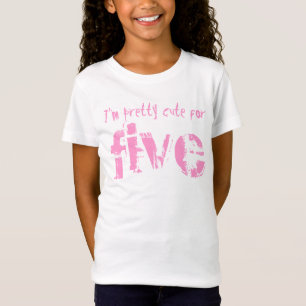 T-Shirt Vieux 5ème cadeau d'anniversaire de cinq ans V011