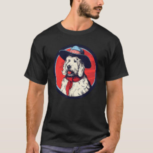 T-shirt Vieux anglais Sheepdog Cowboy Funny Chien Wild Wes