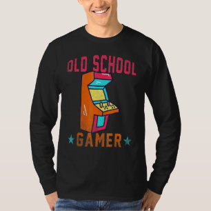 T-shirt Vieux Art de Citation de Nerd d'Arcade de Joueur C