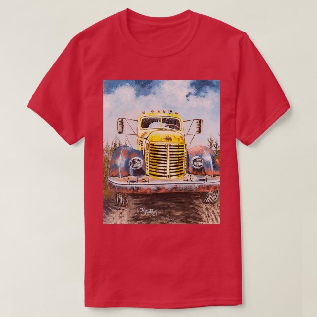 T-shirt Vieux camion international Graphisme (Design devant)