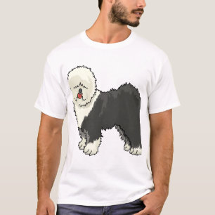 T-shirt Vieux chien anglais mon ami