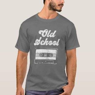 T-shirt Vieux cours Bande de cassette Classique Vintage Hi