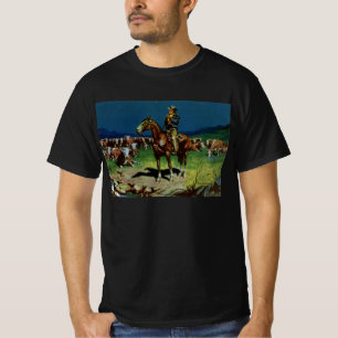 T-shirt Vieux Cowboy, éleveur de bétail Rancher à la ferme